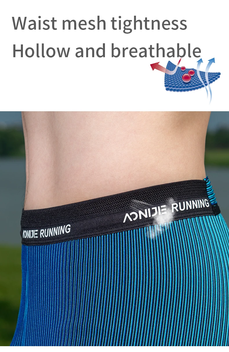 AONIJIE FM5168 Men Quick Drying Sports Five Tight Shorts Sports Running Training Pants Quick-drying Thin Racing Shorts For Men