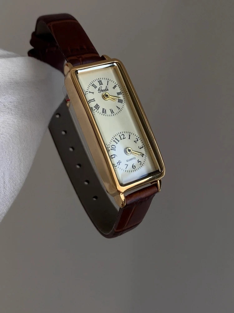 ladies dress watch Audrey Quartz Swiss-Made White 16755765 refined proportions meeting dependable Japanese engineering. Vintage Gold-tone Relic Dress Watch