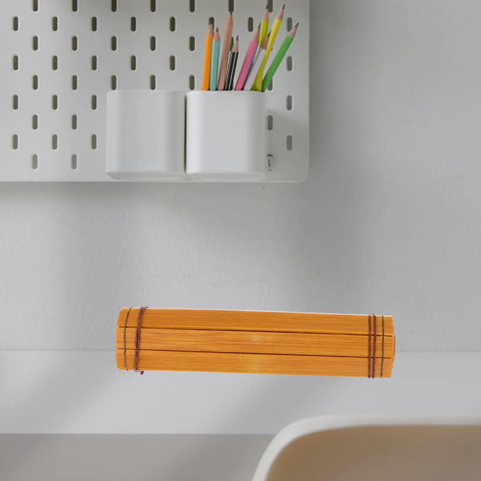 Blank Bamboo Sheet High-Class Bamboo Slips Rounded Edges Thermal Pad Home Decoration DIY Handmade Accessory Cup Cushion Heat view 4