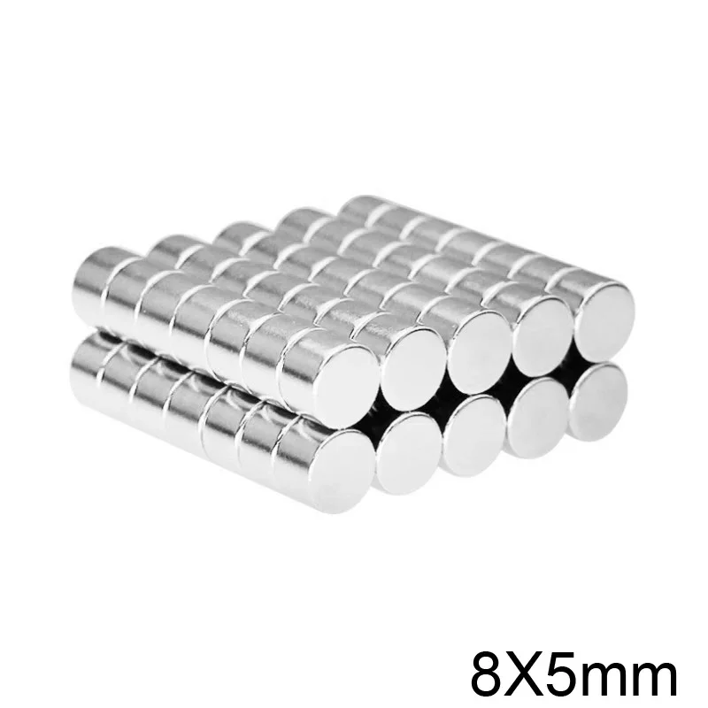 8x5 mm Small Round Magnet Disc 8mm*5mm Neodymium Magnet Dia 8x5mm Permanent NdFeB Strong Powerful Magnet 8*5 mm N35