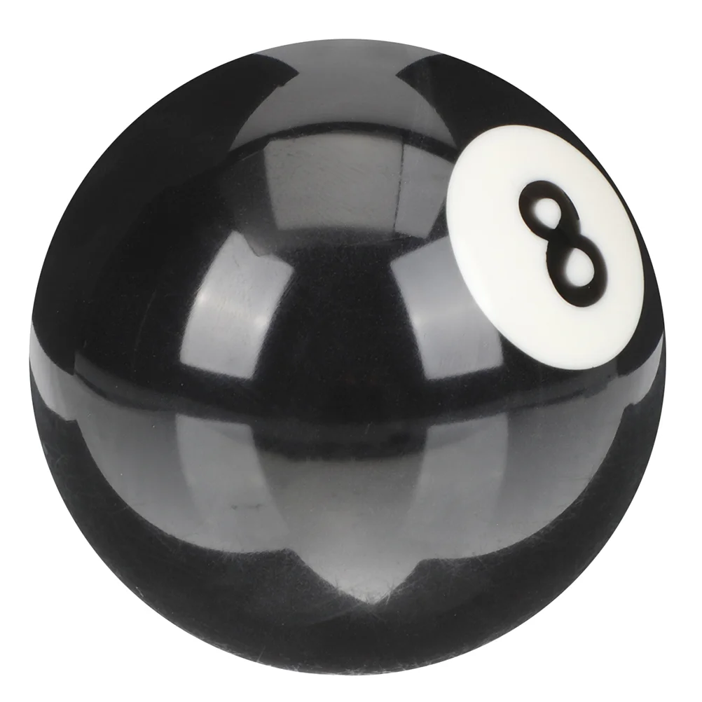 

Billiards Black Eight Ball Accessories Table Replaceable Wear-resistant Cue Resin Portable Pool Supply