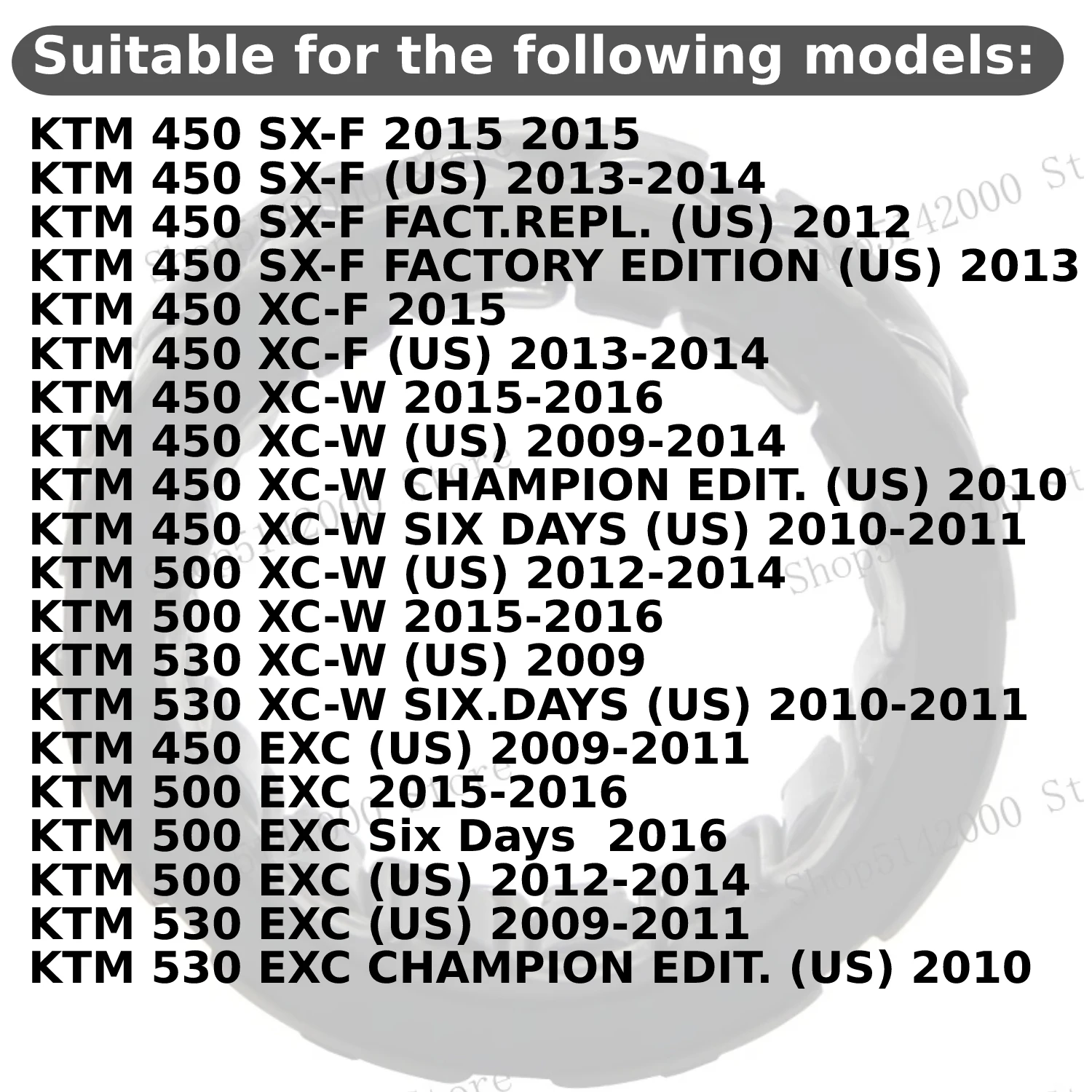 Motorcycle Starter Clutch Motor For KTM 450 EXC-F Six Days XC-F Engine SX-F Factory Edition 500 690 Duke ABS Enduro 76640026000
