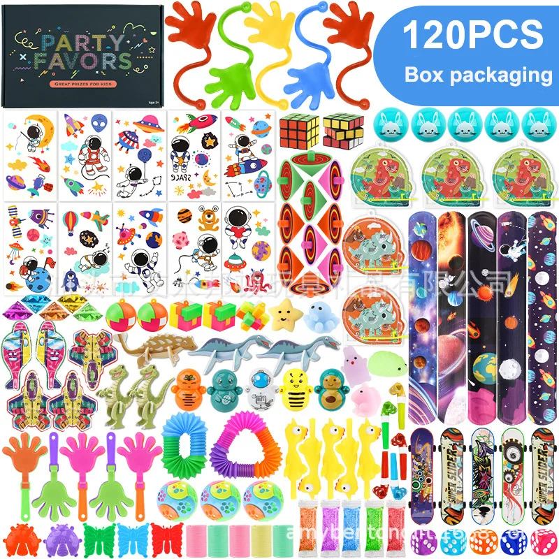 110/120Pcs Party Favors for Kids Birthday Giveaway Pinata Filler Bulk Toys Wedding Favors for Guests Christmas Halloween Gift