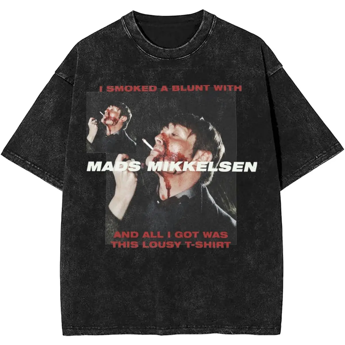 Summer Mads Mikkelsen T Shirt Apparel Men Women Washed Tees Harajuku T-shirts