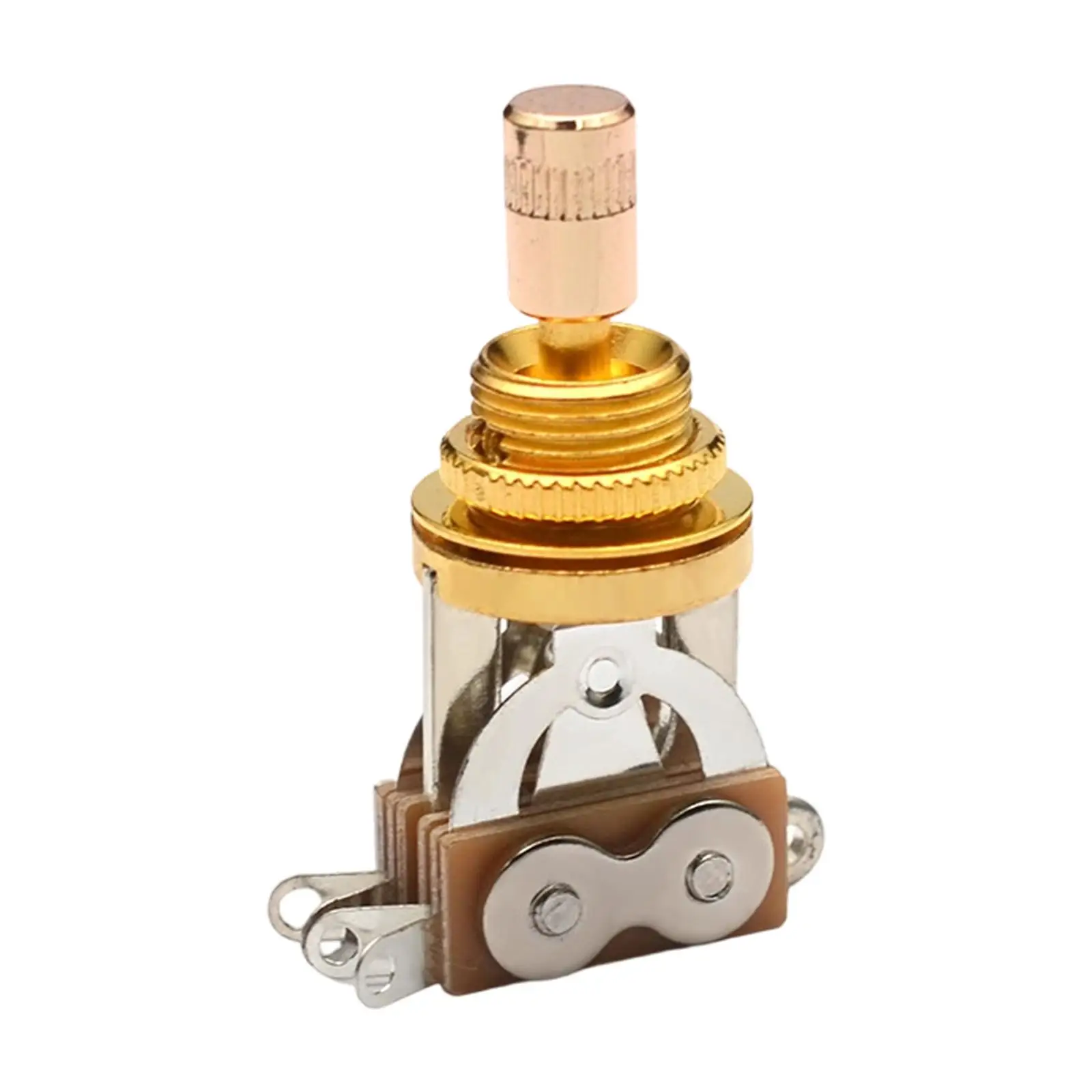 

Electric Guitar 3 Way Toggle Switch Pickup Selector Switch Short Versatile Reliable Easy to Install Replacement for Men Women