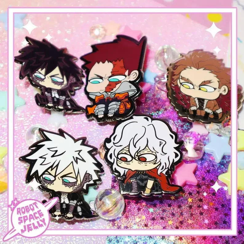 Hawks Endeavor Dabi Tomura Touya Todoroki Hard Enamel pin（It's not soft enamel）