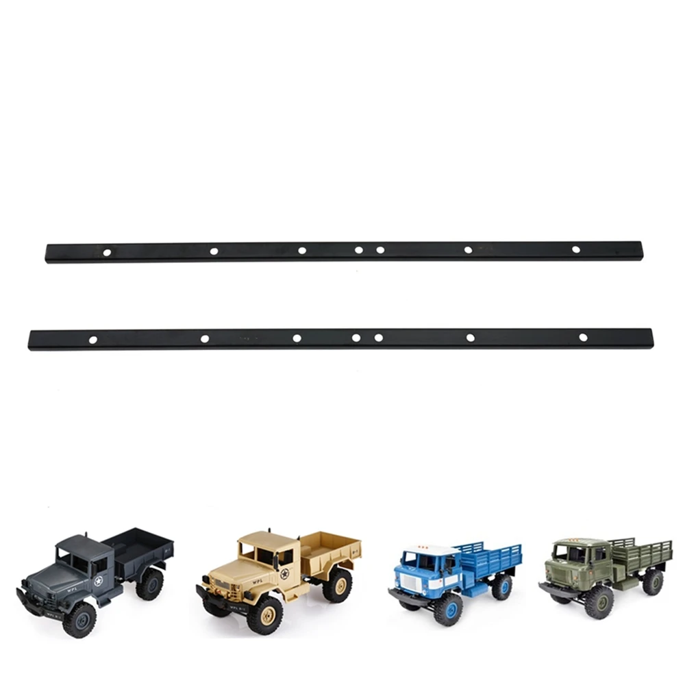 2Pcs Metal Chassis Beam Girder Side Frame Chassis for WPL B14 B24 1/16 RC Car Upgrade Parts Accessories