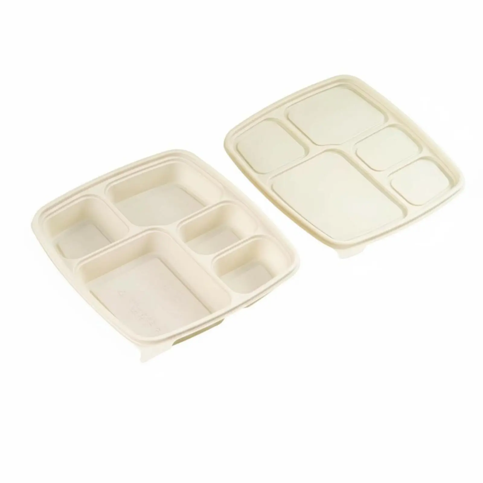 

Biodegradable Corn Lunch Container, Food Grade Bento, Leak-Resistant, Takeaway