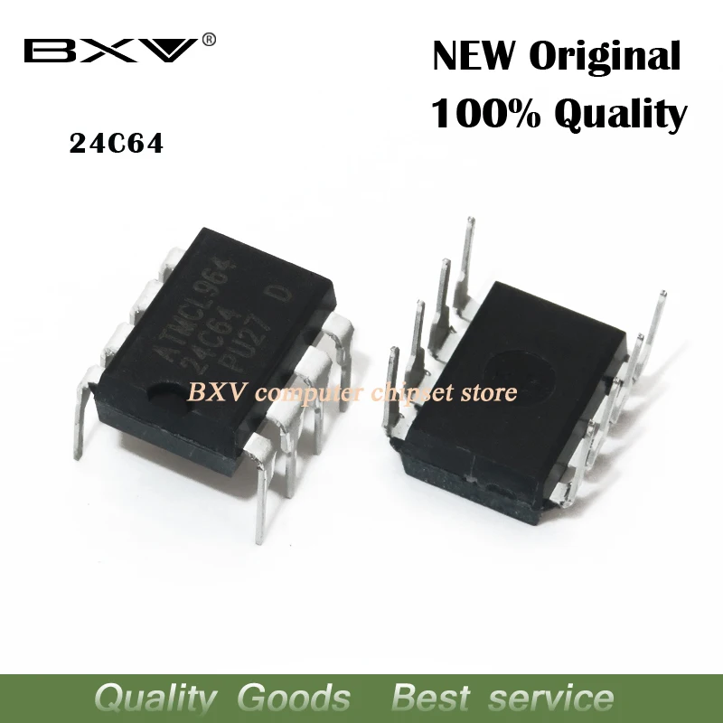 20PCS DIP-8 New Original IC  AT24C64 DIP8 AT24C64A DIP 24C64 DIP AT24C64N in stock