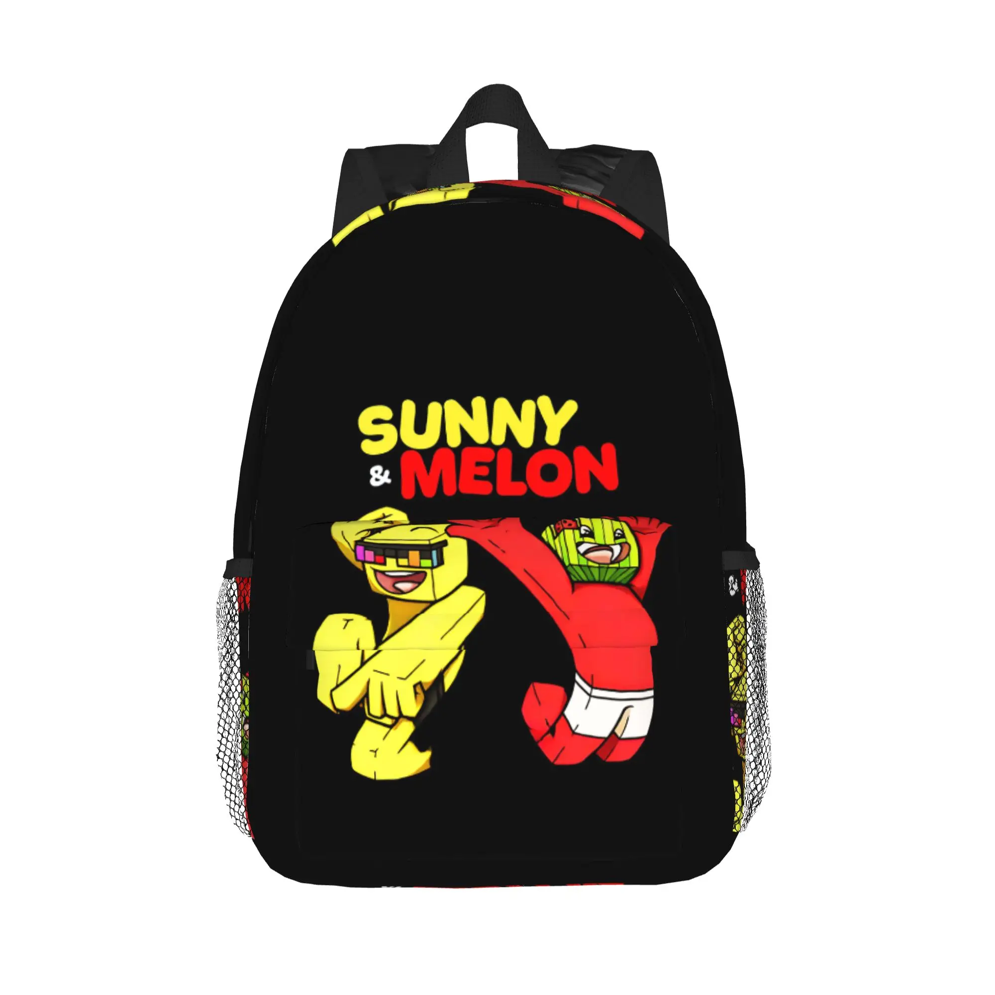 Sunny And Melon Backpack Hot Sale Daypack Large Capacity Boys Girls BookBag Shoulder Bags for Men Women School Bag