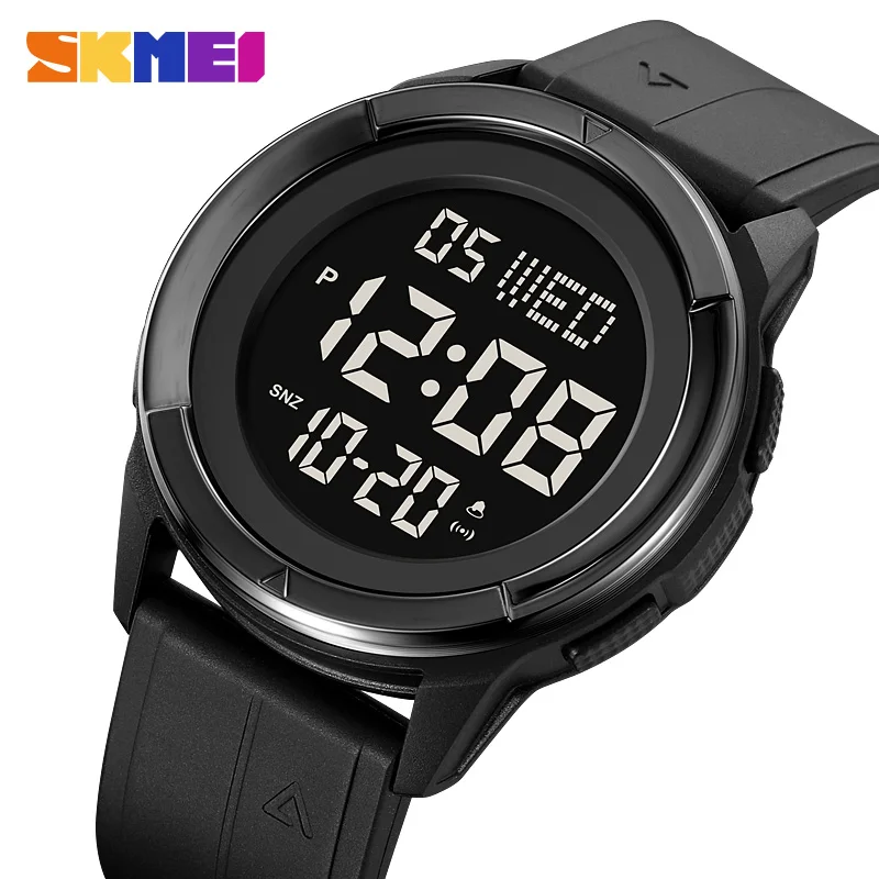 

SKMEI 2Time Digital Watch for Man Luxury Original Sport Watches Waterproof Countdown Luminous Mens Wristwatch Free Shipping