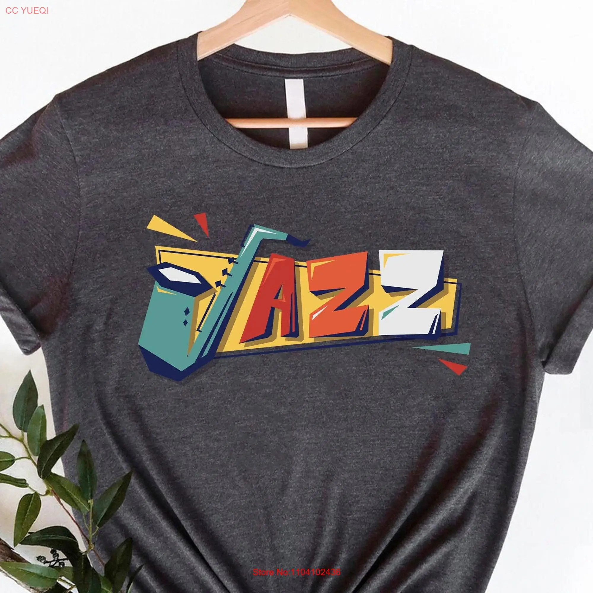 Jazz Music T shirt FesT Player Festival Lover Saxophone Sax long or short sleeves