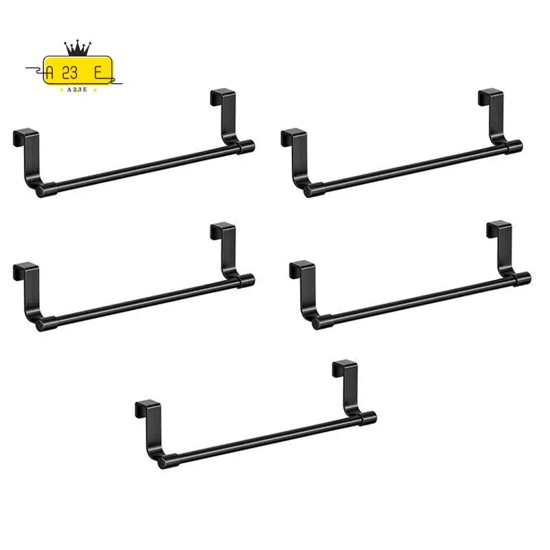 

A23E-Stainless Steel Towel Bar Cabinet Door Towel Hanging Bar Stainless Steel Bathroom Kitchen Cabinet Door Towel Wipe Rack