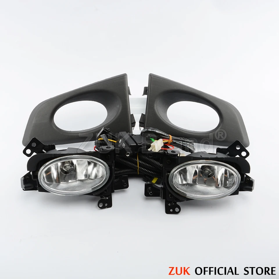 ZUK HONDA JAZZ FIT 2009 2010 2011 GE6 GE8 Additonal Foglight Foglamp 세트 용 안개등 안개등 업그레이드 키트