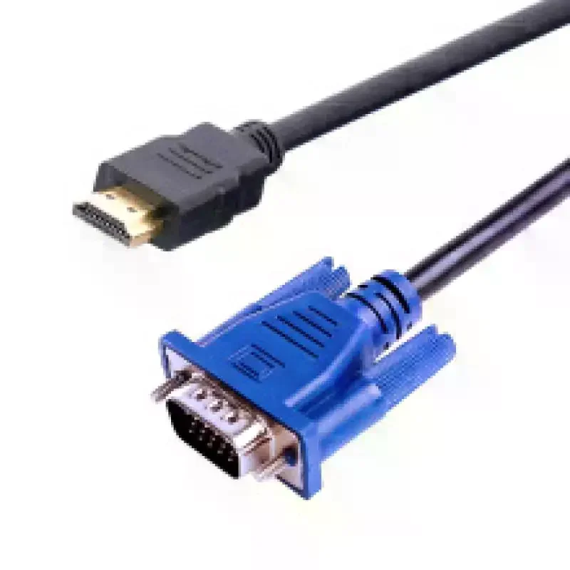 1 Piece For HDTV HD LCD 1/1.5/3/5M 1080P -compatible To VGA Male Cable Adapter Lead For Connecting Computer TV Projectors FC
