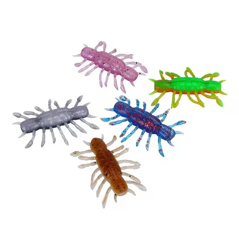 weihhe-5-pecas-42cm-5g-5-cores-isca-de-pesca-artificial-macia-lagosta-isca-de-pesca-tpe-iscas-com-lantejoulas-agua-salgada-agua-doce