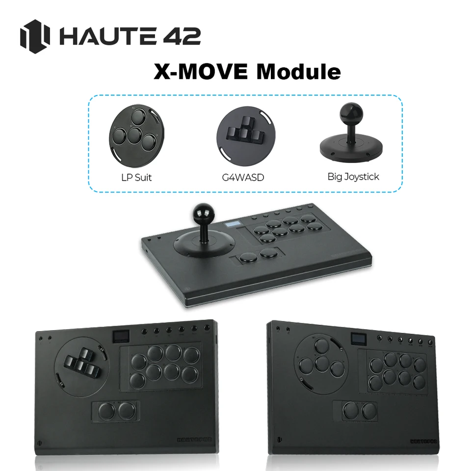 Haute42 X-Move ビッグジョイスティックと G4WASD モジュール交換可能