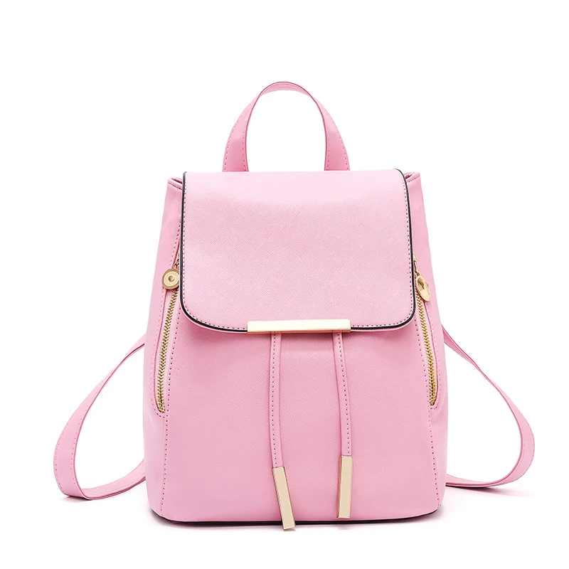 Backpack Women Pu Leather Female Backpacks Teenager School Bags Mochila Feminina Rucksack Mochilas Mujer School Backpack