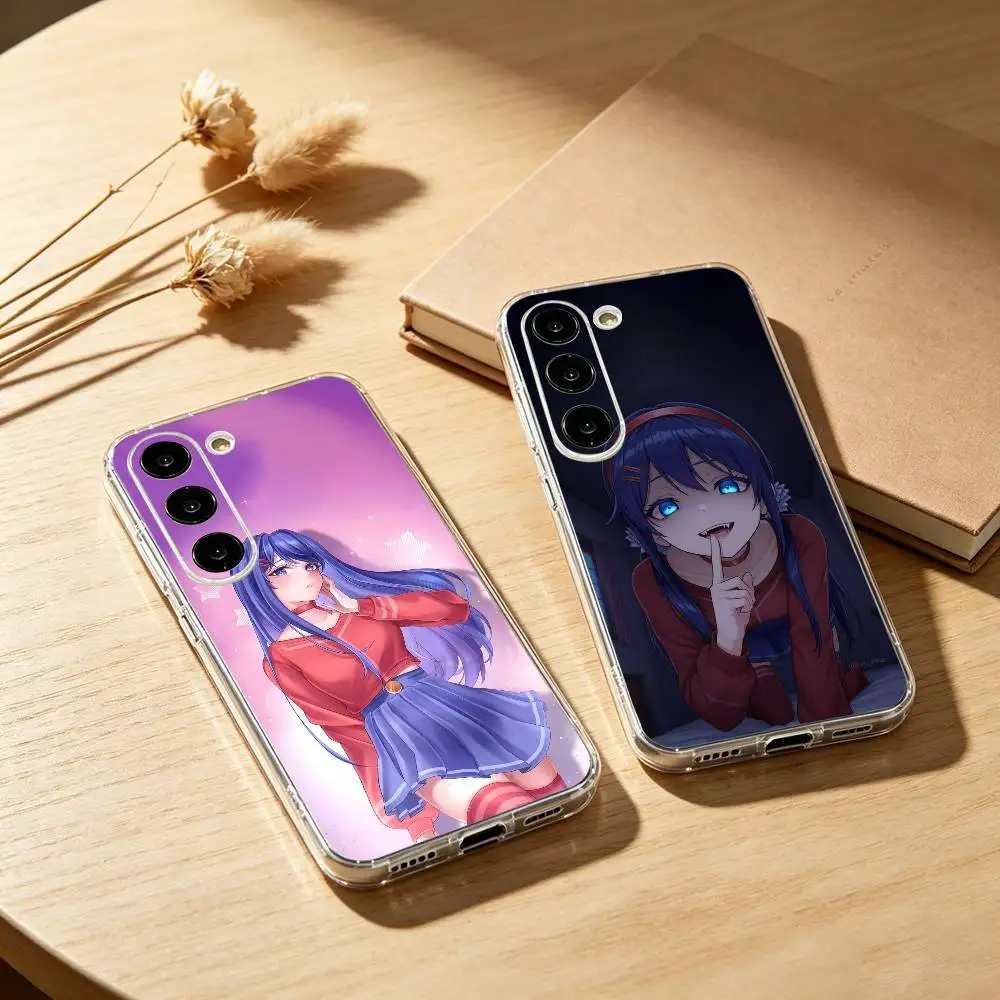 Funda transparente para teléfono M-MiSide Mita, juego Indie lindo, para Samsung Galaxy A91,80,73,72,71,53,52,32,31,22,21s,20