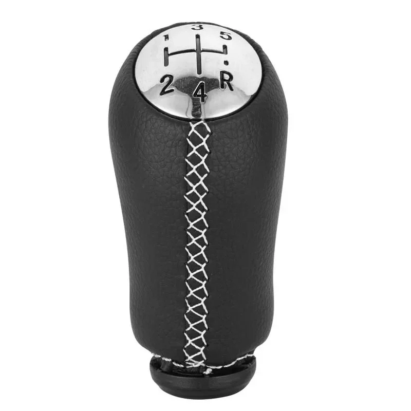 for Renault Clio Manual Gear Shift Knob Leather Wave Stick Head Cab Handball Modified Accessories