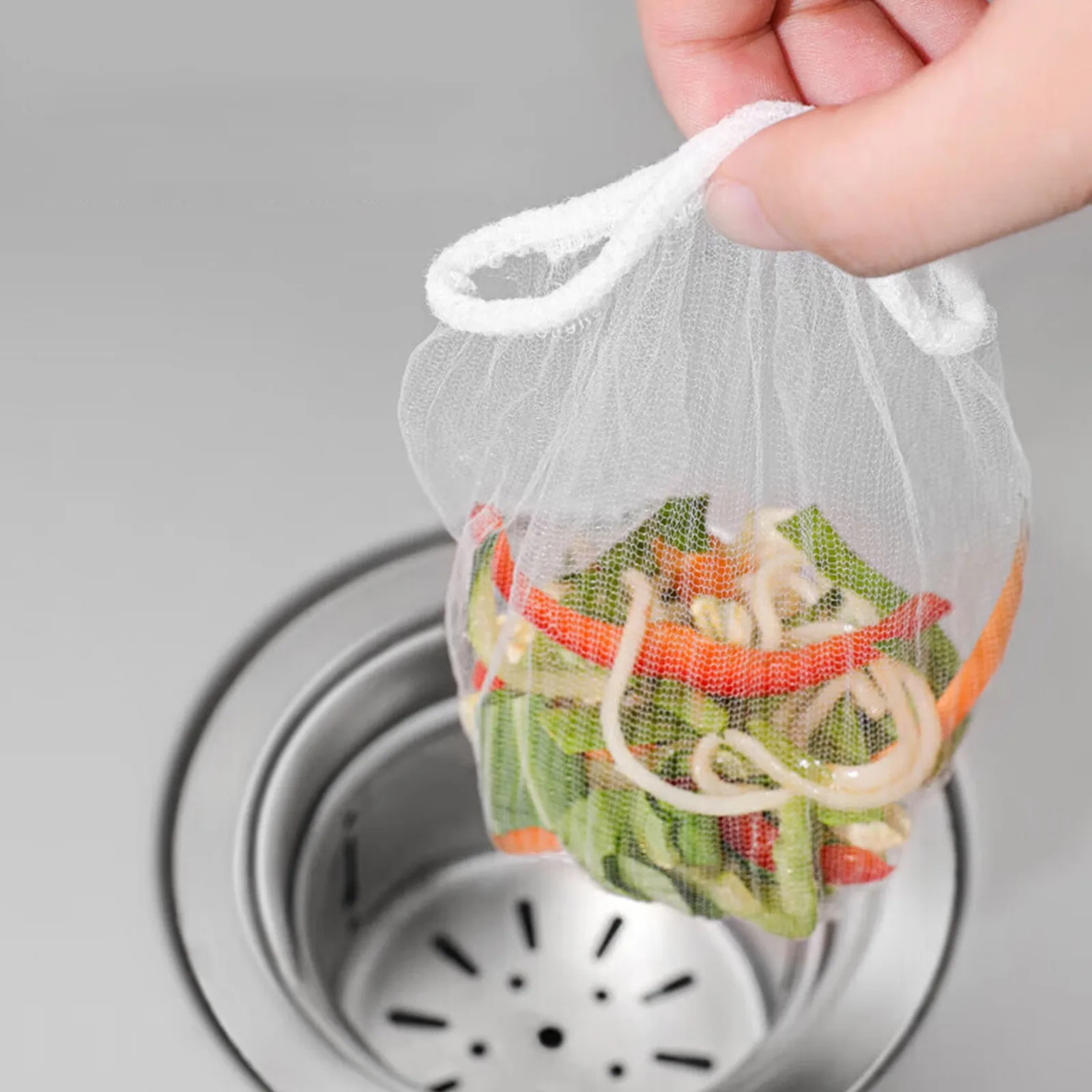 

Disposable Sink Filter Screen Multifunctional Kitchen Sink Filter Screen Vegetable Basin Sink Cleaning Net Bag Floor Net
