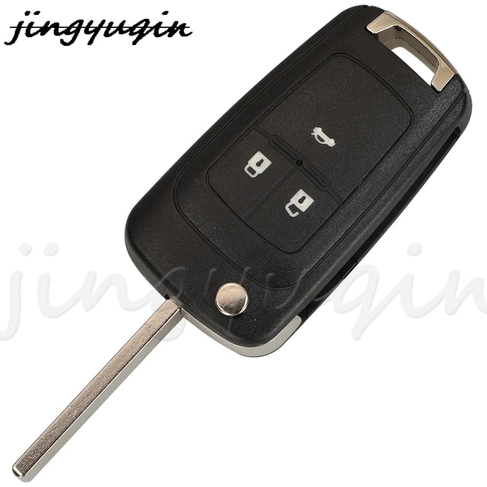 Jingyuqin 2/3/4/5B funda para llave remota para Chevrolet Cruze Epica Lova Camaro Impala OPEL VAUXHALL Insignia Astra Zafira Buick
