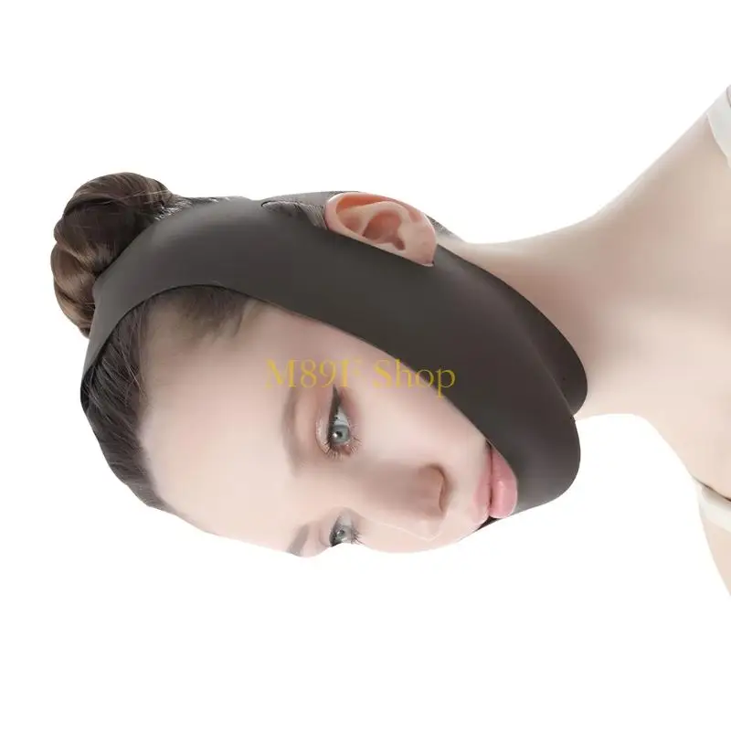 M89F Gentle Face Slimming Cover With Ear Openings For Nighttime Tightening Effect