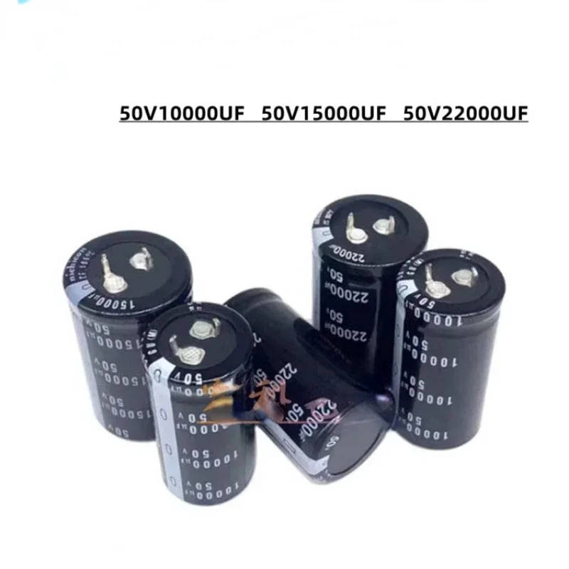 AMSS (1pcs) Brand new nichicon 50V10000UF electrolytic capacitor 50v15000uf 50V22000UF original capacitor 50v