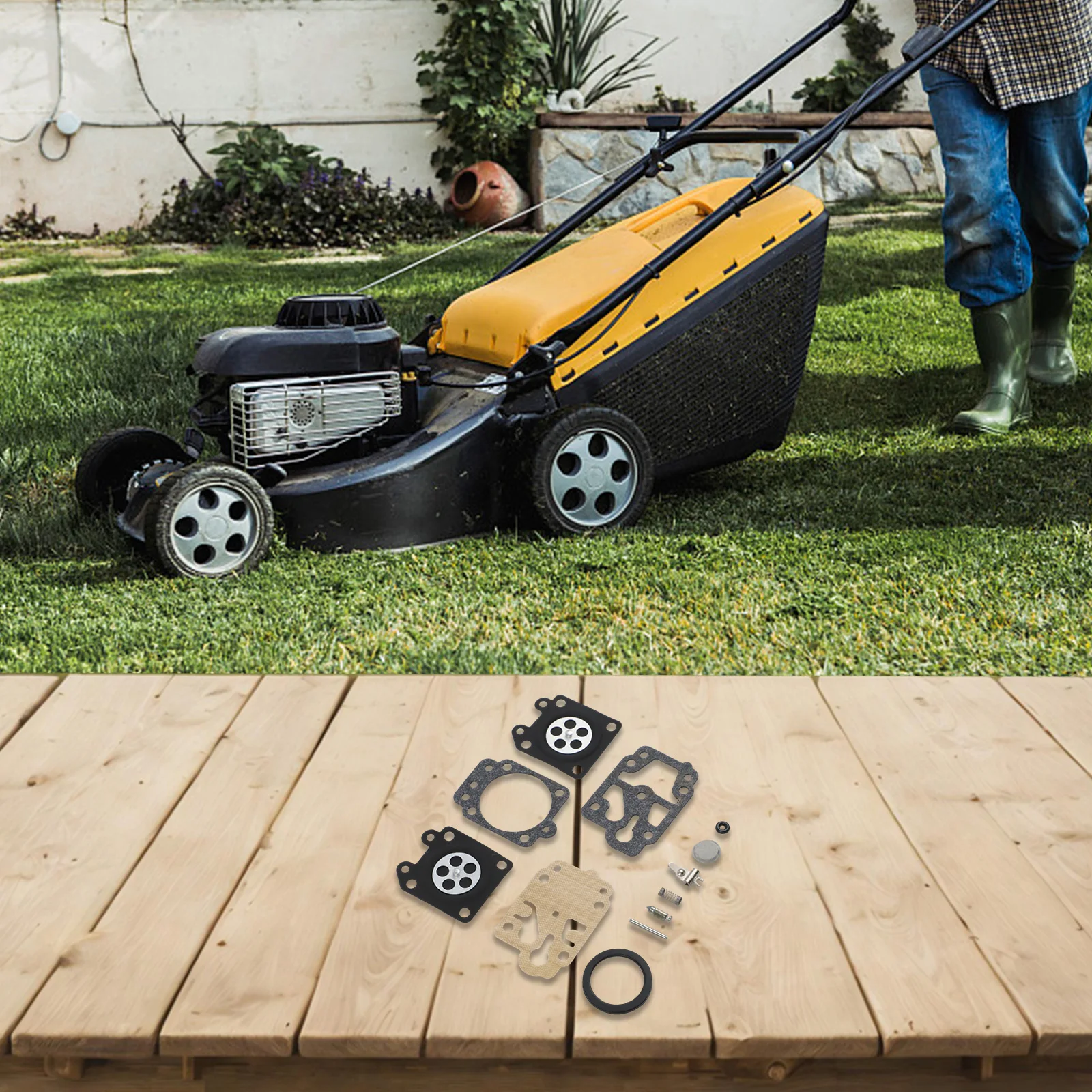 

12-компонентный ремонтный набор, компоненты для ремонта карбюратора, профессиональная механика, удобные инструменты для кусторезов