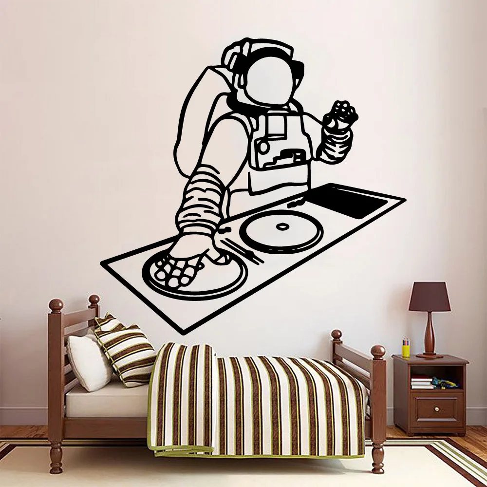 DJ Wall Sticker Removable Wall Stickers Diy Wallpaper For Living Room Bedroom Art Decor Wallpaper