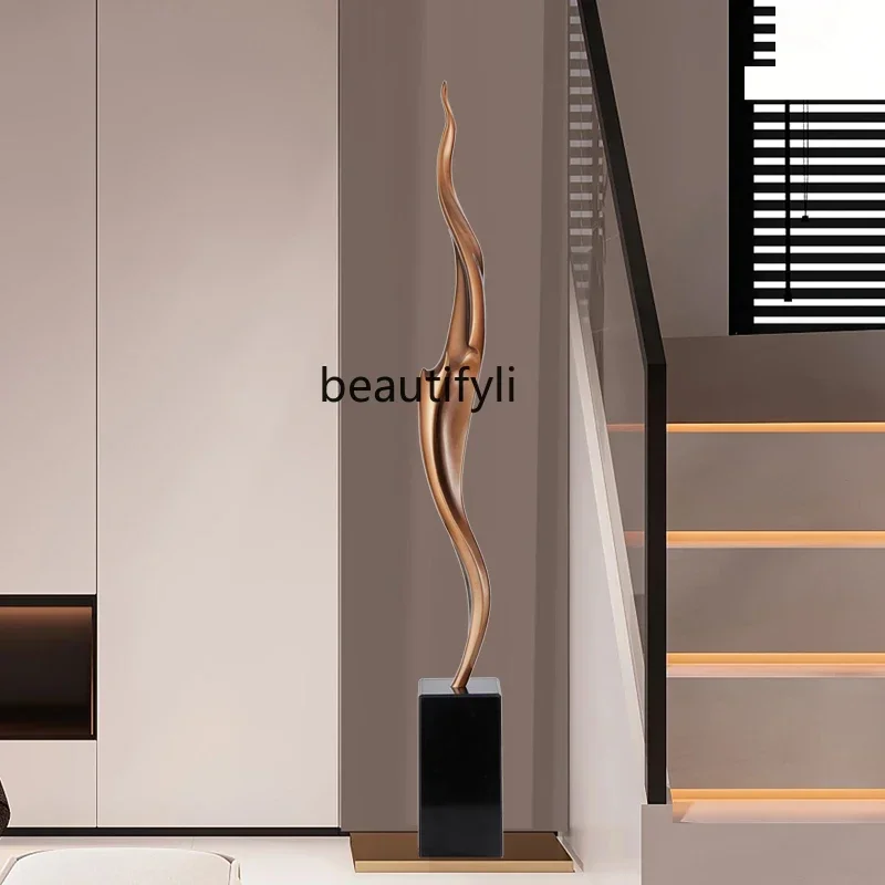 

Simple abstract art sculpture ornament living room entrance, aisle slender high-end handicrafts