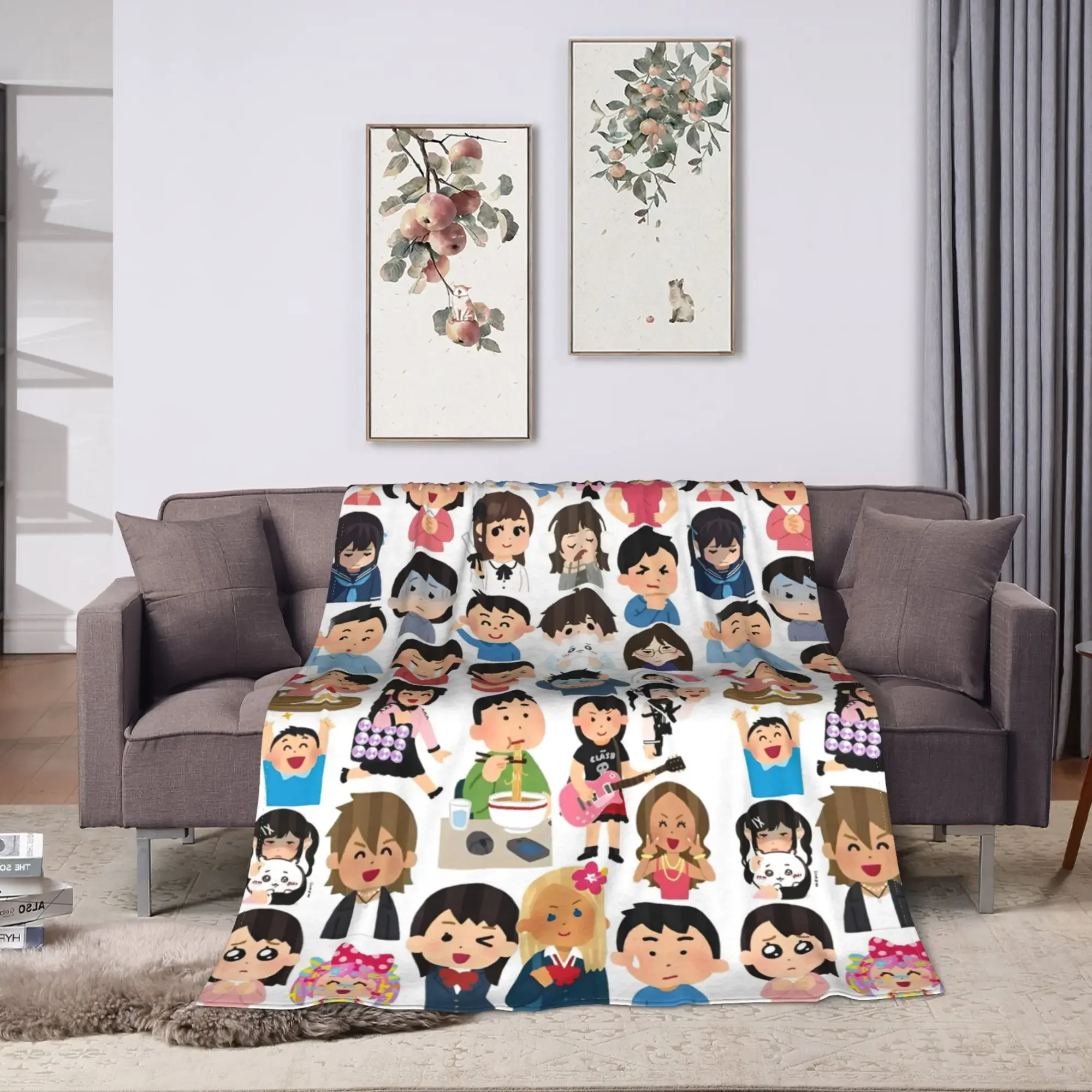 

Soft Warm Blanket for Boys Girls Perfect for Picnic Couch Bed Aesthetic Sofa Bed Cover Flannel Bedspread