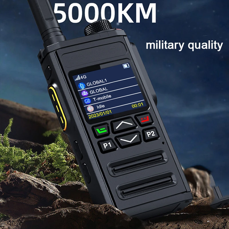 Global 4G walkie talkieglobal-ptt platform fleet travel long range handheld handheld walkie talkie 5000KM