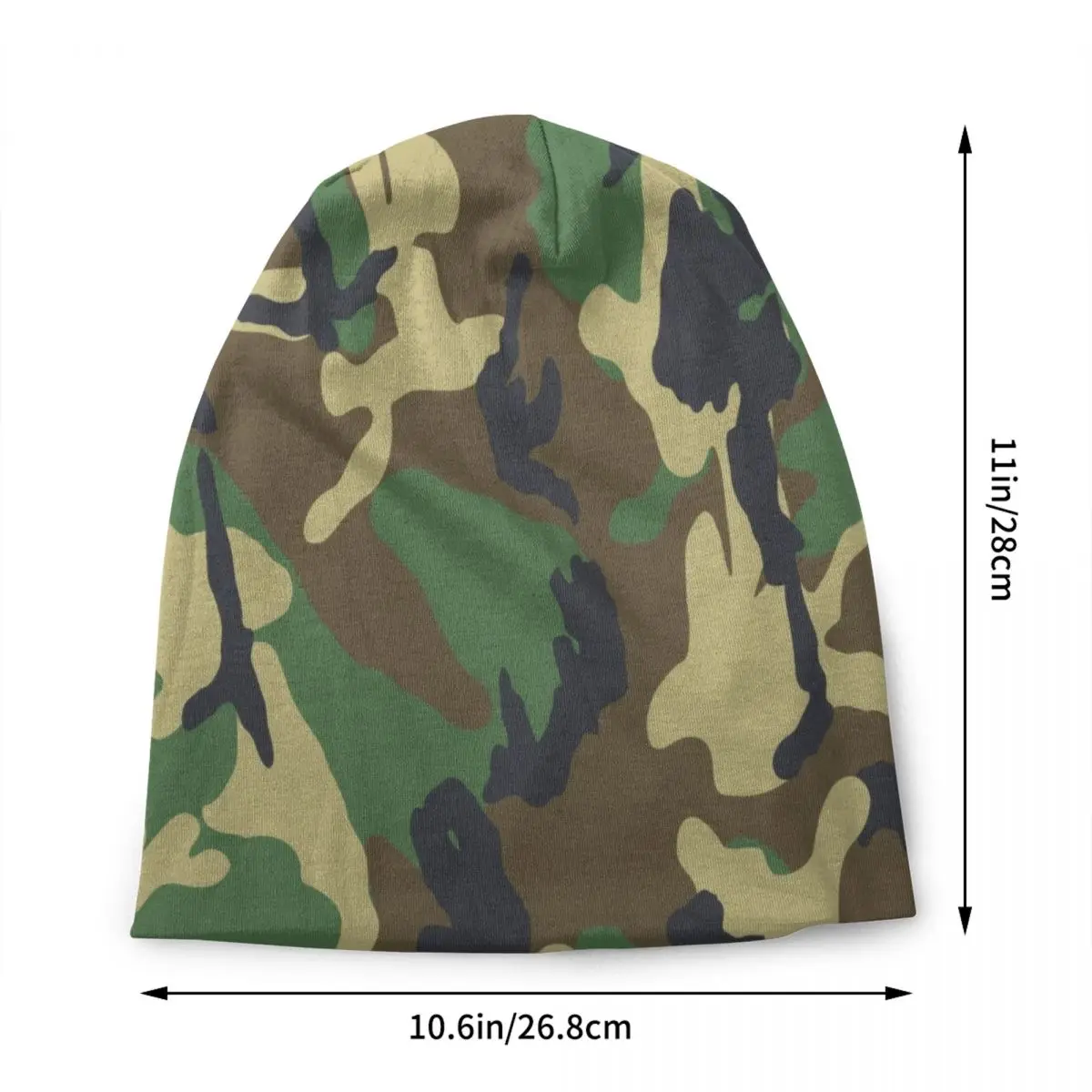 Woodland Camo Skullies Beanies Caps Hip Hop Winter Warm Men Women Knitted Hats Unisex Adult Tactical Camouflage Bonnet Hats