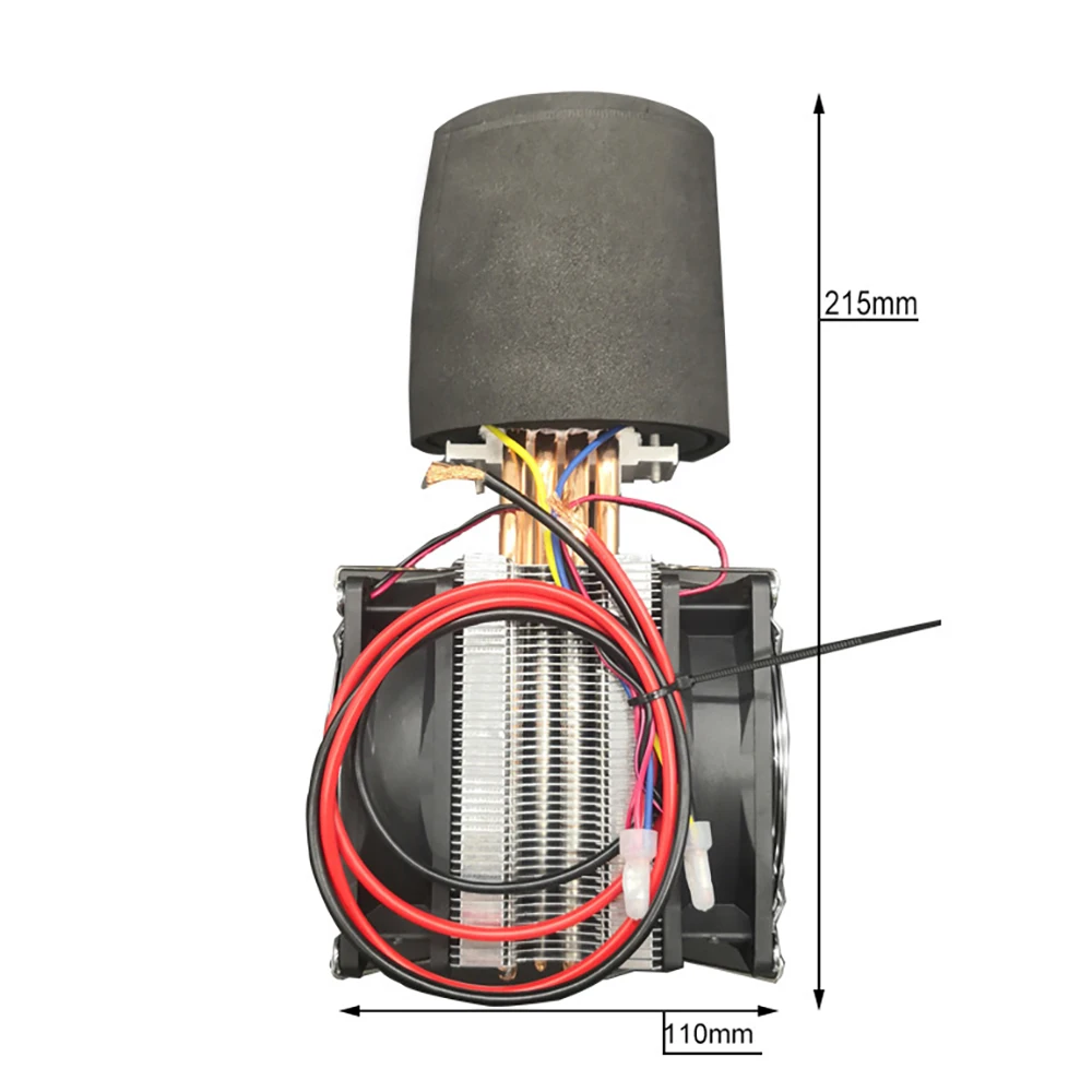 Enfriador Semiconductor de 12V, taza de refrigeración de bebidas, máquina de hielo, módulo de refrigeración rápida