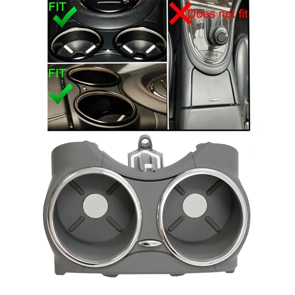 Kfz-Vakuum becher halter Mittel konsole Getränke halter für Mercedes-Benz cls c219 cls55 cls63 amg 06-11 21968004149051