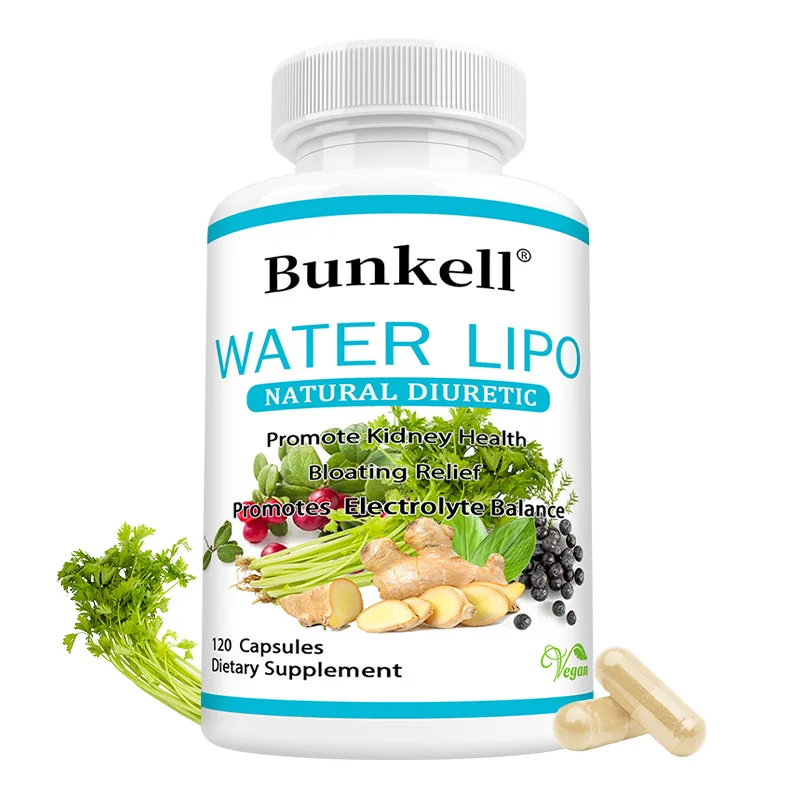 Natural Lipids - Promotes Kidney Health, Relieves Bloating, Electrolyte Balance - Helps Retain Water, Gluten Free, 120 Capsules