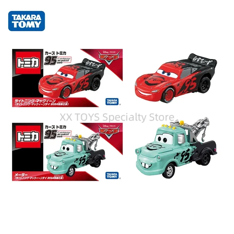 

Takara Tomy Tomica Disney Cars Meter Lightning McQueen (Lightning McQueen Day 2024 Special Edition) Mini Metal Car Model Toys