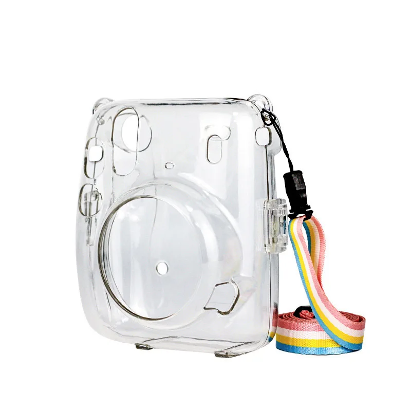 For Fujifilm Instax Mini 11 Camera Fujifilm Instant Camera Case Shockproof Durable Blue/Pink/Purple/White/Clear Multicolor Cases
