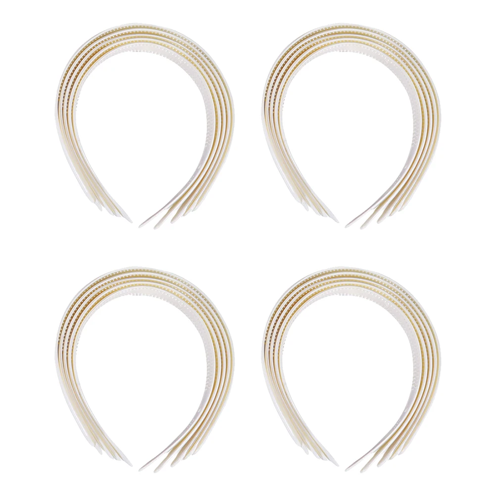 

20Pcs White Wide Hairbands Plastic Headband Hair Hoop for Girls Women Charming Boutique Hair Accessory