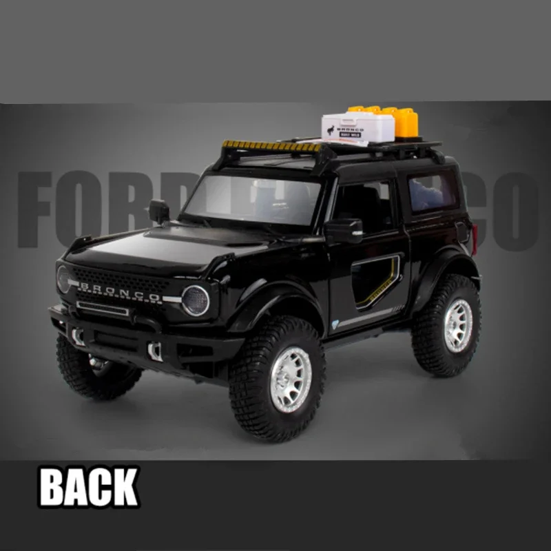 

1:32 Ford Bronco Lima Alloy Car Model Diecast Metal Modified Off-road Vehicle Car Model Simulation Sound and Light Kids Toy Gift