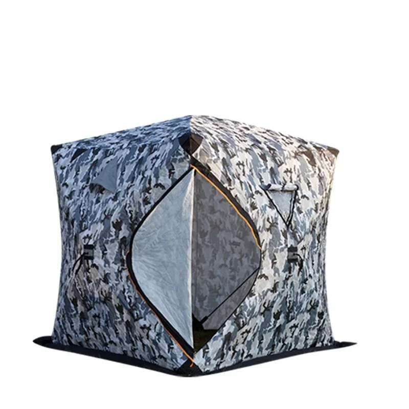 Hot Selling Sauna Cotton OEM Insulation Cube Camping Winter Tent, Warm Outdoor Camping Ice Fishing Tent