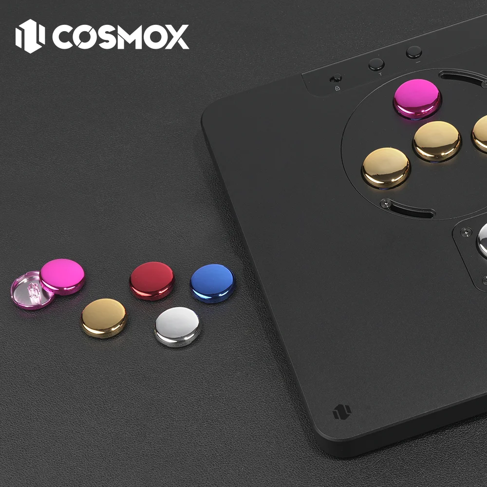 Haute42-COSMOX Electroplated Keycaps For Kailh Low‑Profile Mechanical Keyboard Switches Set 15×23.5mm 1×25.8mm