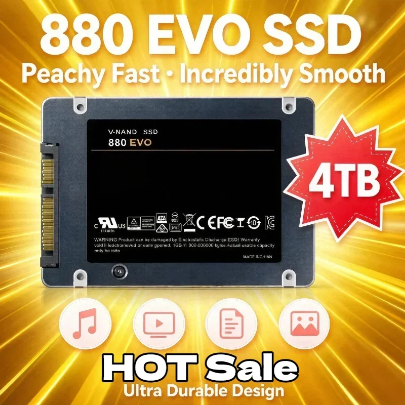 Original 500GB 880 EVO SATA3 Internal Solid State Drive 2 5 Inch High Speed For Desktop Laptop Microcomputer Pro Core Speed Max