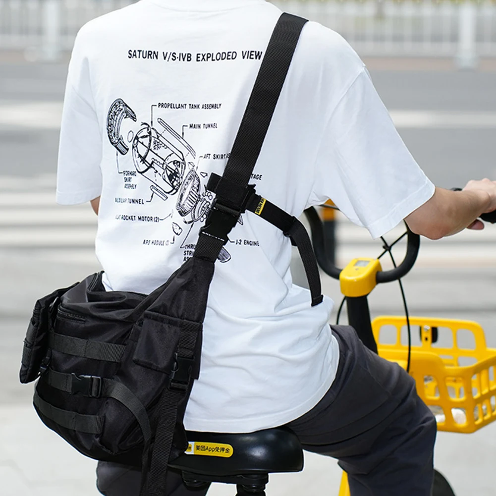 Three Point Auxiliary Backpack Stability Strap Adjustable Fixed Shoulder Bag Anti Slip Strap Backpack Stabilizer Strap