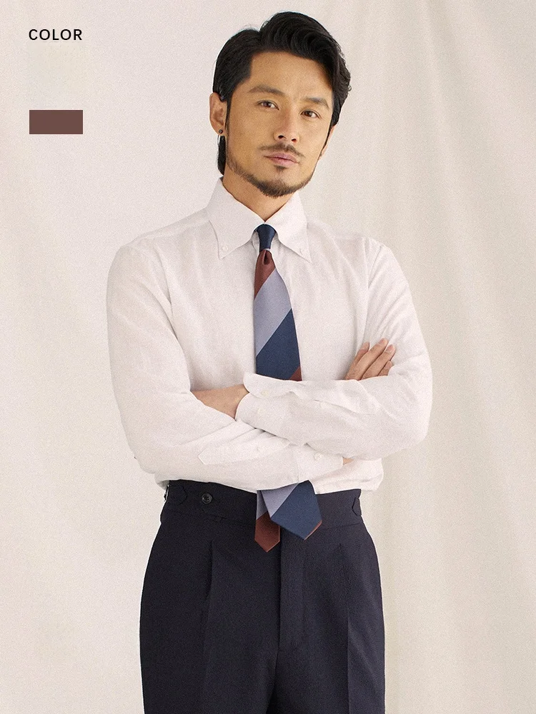 

Мужская льняная рубашка Cultum: повседневная, деловая, с большим воротником, дышащая, летняя, приталенная, с длинным рукавом, на пуговицах