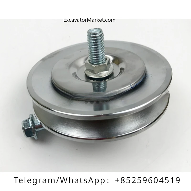 For Excavator Air Conditioning Belt Tensioner Pulley A Slot Caterpillar Komatsu Hyundai Sany