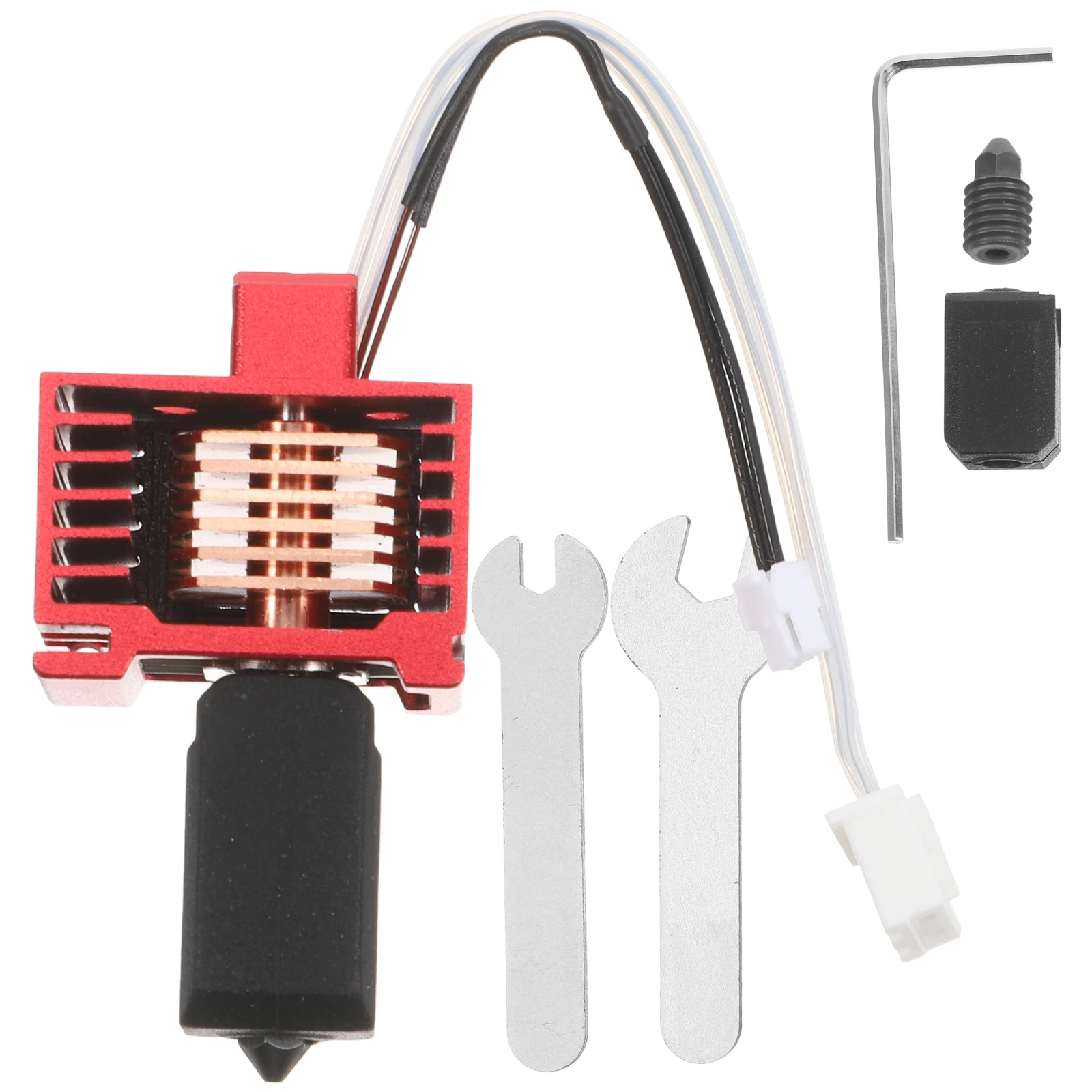 

1Set 3D Printer Hotend Upgraded Durable Design Removable Hardened Steel Nozzles Extruder Replacement Kit