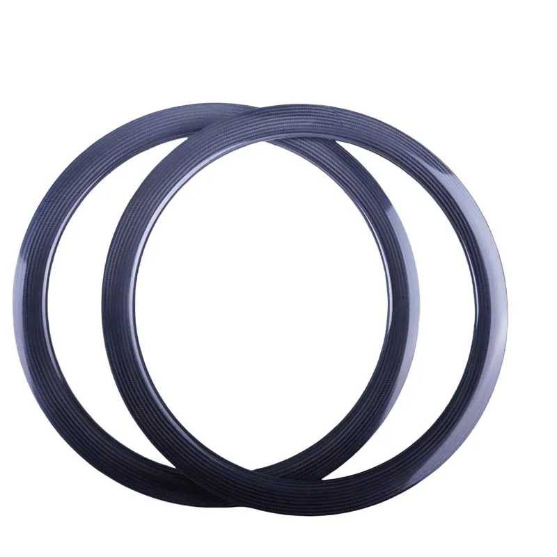 1 pcs full carbon rim 50mm 3K 28.5mm width tubeless road bicycle rim