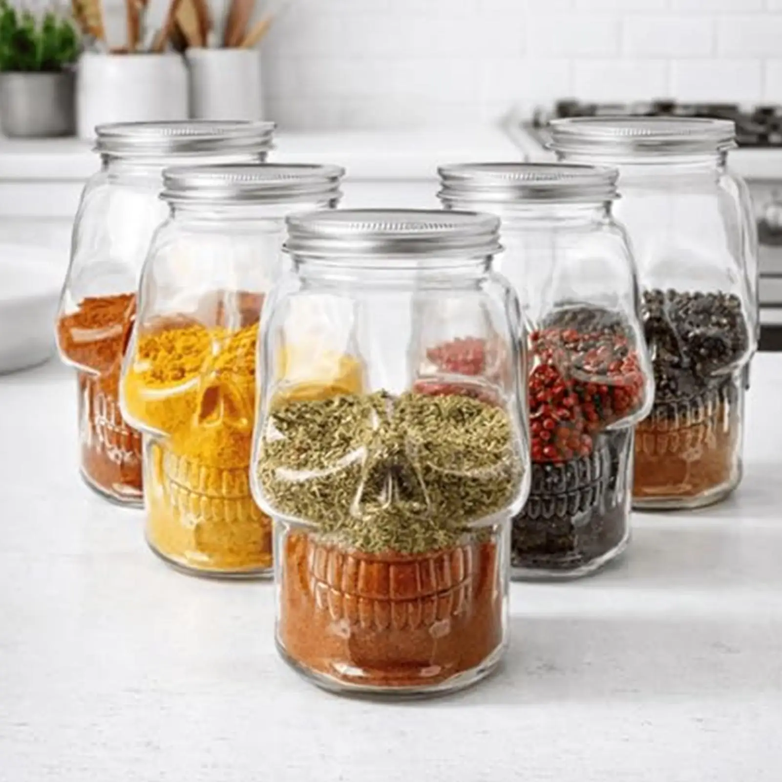 Bocaux Crâne 500ml/800ml Réuti - Bath Salts Jar avis et prix